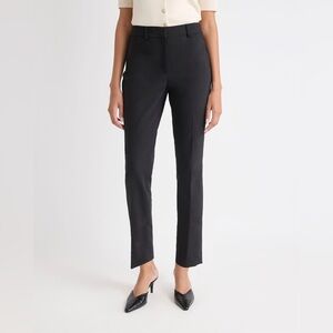 RW&CO. Classic Black Slim Leg Curvy Akle Pants